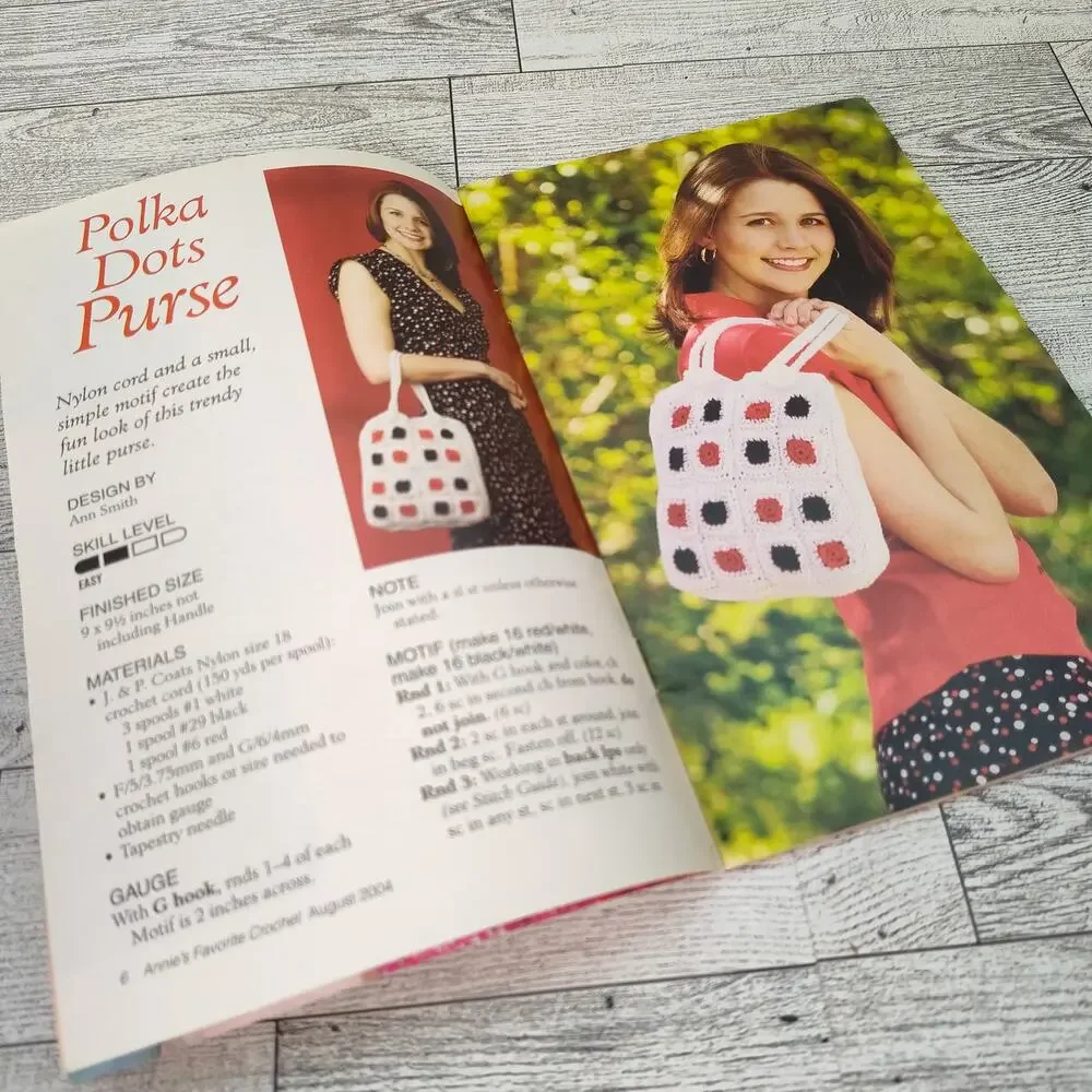 Annies Favorite Crochet 2004 Craft‎ Booklet Patterns Swimsuit Cover Vintage y2k